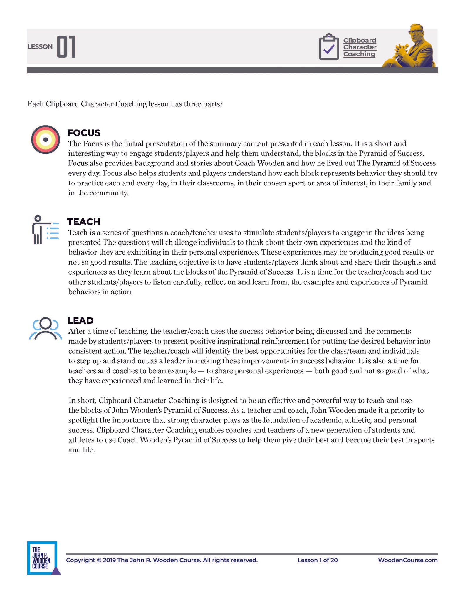 Clipboard Character Coaching Curricula