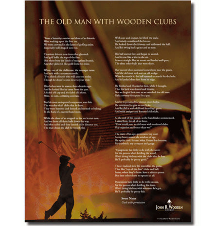The Old Man with Wooden Clubs Poster